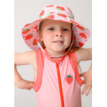 Zoocchini Ολόσωμο Μαγιό με Στάμπα Strawberry/Pink-Red 12-24Μ ZOO12805-12-24M