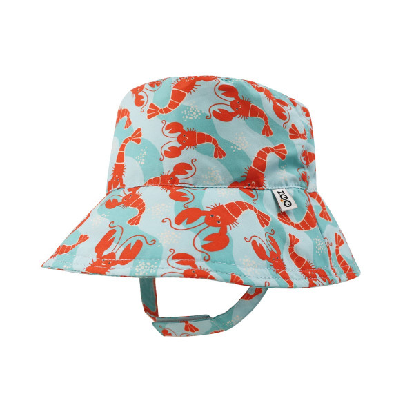 Zoocchini Αντηλιακό Bucket Καπέλο 12-24Μ Logan the Lobster ZOO15109-12-24M