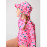 Zoocchini Ολόσωμο Μαγιό με Μανίκια UV Cherry - 3 Ετών ZOO12605-3T