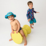 Zoocchini Σετ UV Μαγιό Σορτς και Μπλούζα Wally the Walrus - 3 ΕΤΩΝ ZOO16407-3T