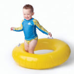 Zoocchini Σετ UV Μαγιώ Πάνα Καπέλο Μπλούζα Willy the Whale 6-12m ZOO16004-6-12M