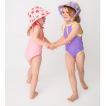 Zoocchini Ολόσωμο Μαγιό με Στάμπα Strawberry/Pink-Red 12-24Μ ZOO12805-12-24M