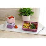 Melii Bento Σιλικόνης 2 Θέσεων 700ml Blush/Berry MEL22320 Melii Bento Σιλικόνης 2 Θέσεων 700ml Blush/Berry MEL22320