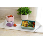 Melii Bento Σιλικόνης 2 Θέσεων 700ml Sage/Cactus MEL22330 Melii Bento Σιλικόνης 2 Θέσεων 700ml Sage/Cactus MEL22330