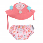Zoocchini Σετ Μαγιό και Καπέλο UPF50 Ιππόκαμπος 12-24m ZOO12008L
