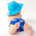 Zoocchini Σετ Μαγιό και Καπέλο UPF50  Καρχαριάκι - 6-12m ZOO1705M