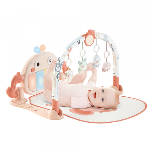 Bebe stars Γυμναστήριο Piano Whale Pink 100-204