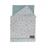 Bebe stars Σετ Σεντόνια 3τμχ Mint Stars 201-174 Bebe stars Σετ Σεντόνια 3τμχ Mint Stars 201-174