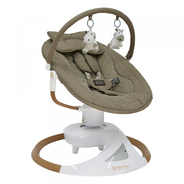 Bebe stars Κούνια Ηλεκτρική Snuggle Natural Beige 256-182