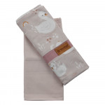 Bebe stars Σετ Σεντόνι Λίκνου 2τμχ Swan 307-314