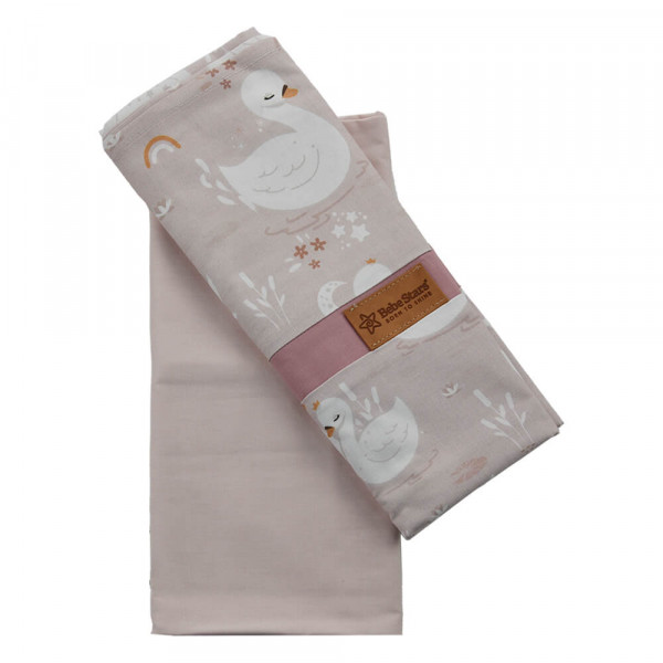 Bebe stars Σετ Σεντόνι Λίκνου 2τμχ Swan 307-314