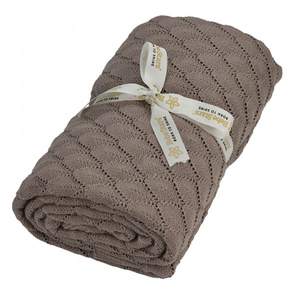 Bebe stars Κουβέρτα κρεβατιού πλεκτή Beige 308-182