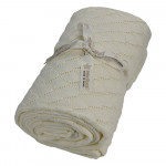 Bebe stars Κουβέρτα κρεβατιού πλεκτή 110 x 140cm Ivory 308-183
