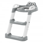 Bebe-stars Κάθισμα Τουαλέτας με χερούλια και σκαλοπατάκια Frog Grey 56-186