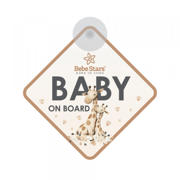 Bebe stars Σήμα Baby on Board με Βεντούζα 80-175