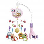 Bebe Stars Μουσικό Κρεββατιού Με Φως Cartoon Bear Pink 860-140 Bebe Stars Μουσικό Κρεββατιού Με Φως Cartoon Bear Pink 860-140