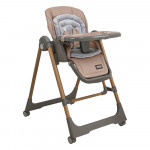 Bebe stars Καρέκλα Φαγητού-Κούνια Nuovo 2σε1 Mocha 867-182