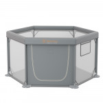 Bebe stars Παρκοκρέβατο Πολύγωνο Nestilo Grey 889-100