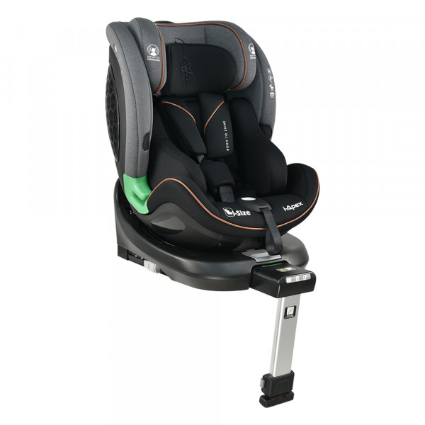 Bebe stars ΚΑΘΙΣΜΑ ΑΥΤΟΚΙΝΗΤΟΥ I-APEX I-SIZE 360° 40-150cm GREY 916-186