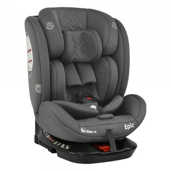 Bebe stars Κάθισμα Αυτοκινήτου Epic Isofix i-Size 360° Smoked Grey 921-186