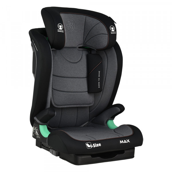 Bebe stars Κάθισμα Αυτοκινήτου Max Isofix i-Size  100-150cm Grey 936-186