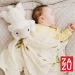 Zazu LIZ Προβατάκι Αρνάκι Νανουρίσματος με Χτύπους Καρδιάς και Λευκούς Ήχους ZA-LIZ-01
