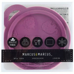 Marcus & Marcus Μπολ Σιλικόνης Πτυσσόμενο Μεταφοράς Με Καπάκι 6m+ Ροζ MNMBB02-PG