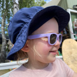 iTooTi Classic  Βρεφικά Γυαλιά Ηλίου 6-24m με εύκαμπτο Μωβ Λιλά σκελετό T-ITO-X01-CS07