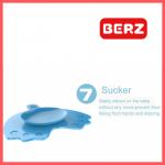 BERZ Σετ 7 σε 1 Προετοιμασίας Tροφών Cartoon Grinder Ροζ BZ8661P