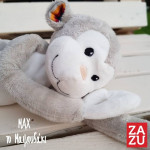 Zazu MAX Μαιμουδάκι Νανουρίσματος με Φωτάκι Νυκτός Λευκούς Ήχους Μελωδία ZA-MAX-01