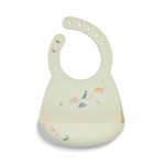 Mamas & Papas Βρεφικές Σαλιάρες Σιλικόνης Σετ 2τεμ Dino Teal 24280131