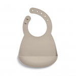 Mamas & Papas Βρεφικές Σαλιάρες Σιλικόνης Σετ 2τεμ Neutral Speckle 24280133