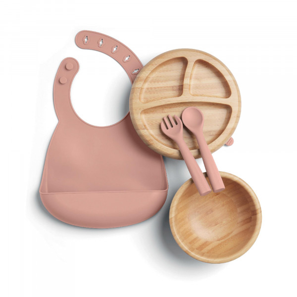 Mamas&Papas Παιδικό Σετ Φαγητού Bamboo 1st stage 4τεμ Melba 25180070