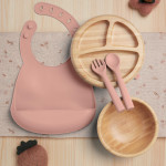 Mamas&Papas Παιδικό Σετ Φαγητού Bamboo 1st stage 4τεμ Melba 25180070