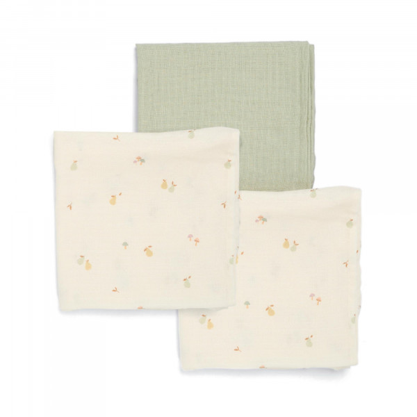 Mamas & Papas Βρεφικές Μουσελίνες σετ 3 τεμ Orchard 25280134