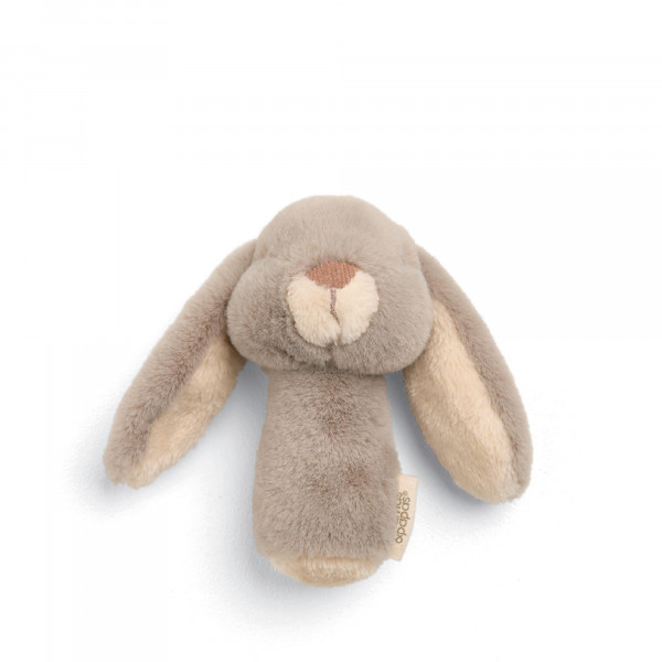 Mamas & Papas Βρεφικό Παιχνίδι Δραστηριότητας Mini Rattle Grey Bunny 25280139