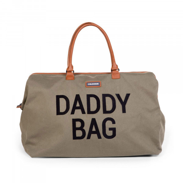 Childhome Τσάντα Αλλαγής Daddy Bag Big Canvas Kaki BR76153