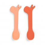 Done By Deer Παιδικό Σετ Κουταλάκια 2 Τεμ Lalee Papaya 14cm  BR77636