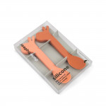 Done By Deer Παιδικό Σετ Κουταλάκια 2 Τεμ Lalee Papaya 14cm  BR77636