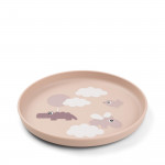 Done By Deer Παιδικό Πιάτο Με Αντιολισθιτική Βάση Happy Clouds Powder BR77704