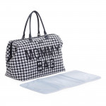Childhome Τσάντα Αλλαγής Mommy Pied De Poule Black BR77798