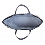 Childhome Τσάντα Αλλαγής Family Pied De Poule Black BR77799