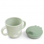 Done By Deer Παιδικό Σετ Φαγητού 3 τμχ Happy Clouds Green BR78205