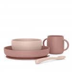 Suavinex Σετ Φαγητού Όλο Σιλικόνη Soft colour 4τεμ BR78514
