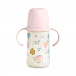 Suavinex Μπουκάλι Εκπαιδευτικό με λαβές 270ml +6μ BEAR Pink BR78520