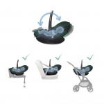 Maxi Cosi Παιδικό Kάθισμα Αυτοκινήτου Pebble 360 Pro2 Twillic Green BR78632