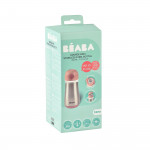 Béaba Μπουκάλι Θερμός Ανοξείδωτο Με Λαβή 350ml +18μ Old pink BR79141