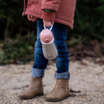 Béaba Μπουκάλι Θερμός Ανοξείδωτο Με Λαβή 350ml +18μ Old pink BR79141