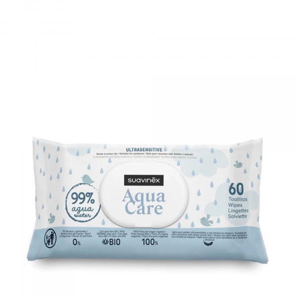 Suavinex Μωρομάντηλα Με 99%Νερό Χωρίς  Άρωμα  60 τεμ BR79158