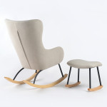 Baby Adventure Κουνιστή Πολυθρόνα Θηλασμού Grey Beige BR79239